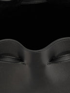 Black Calfskin Shoulder Bag