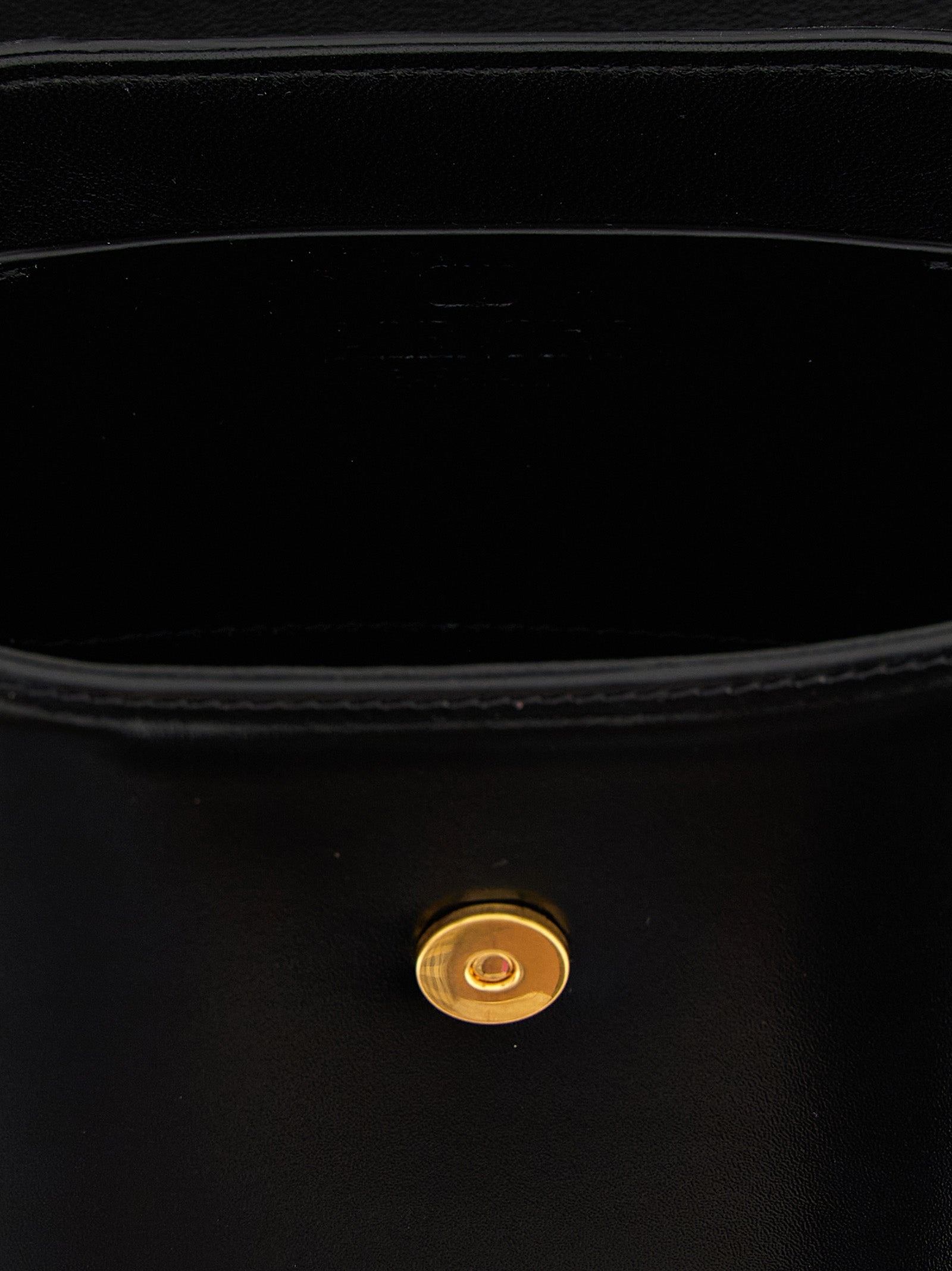 Black Calfskin Crossbody Bag