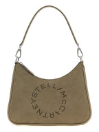 Gray Polyamide Shoulder Bag