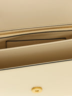 White Calfskin Shoulder Bag