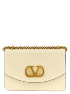 White Calfskin Shoulder Bag