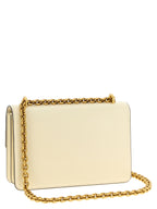 White Calfskin Shoulder Bag