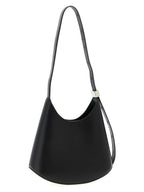 Black Bovine Leather Shoulder Bag