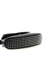 Black Bovine Leather Crossbody Bag