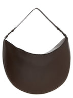 Brown Calfskin Shoulder Bag