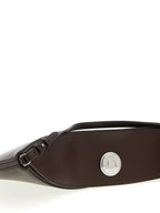 Brown Calfskin Shoulder Bag