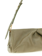 Bicolor Calfskin Clutch Bag