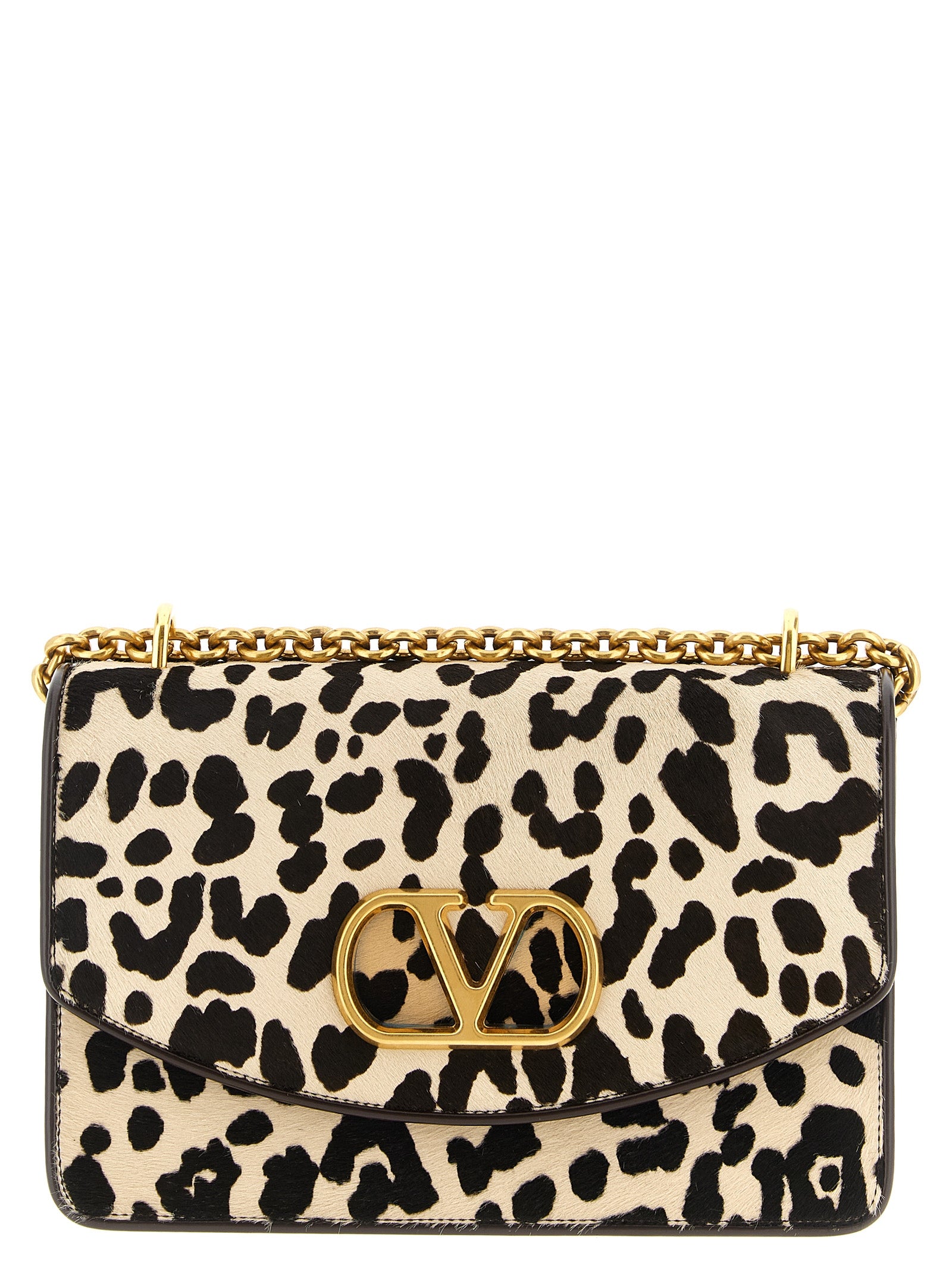 Multicolor Calfskin Shoulder Bag