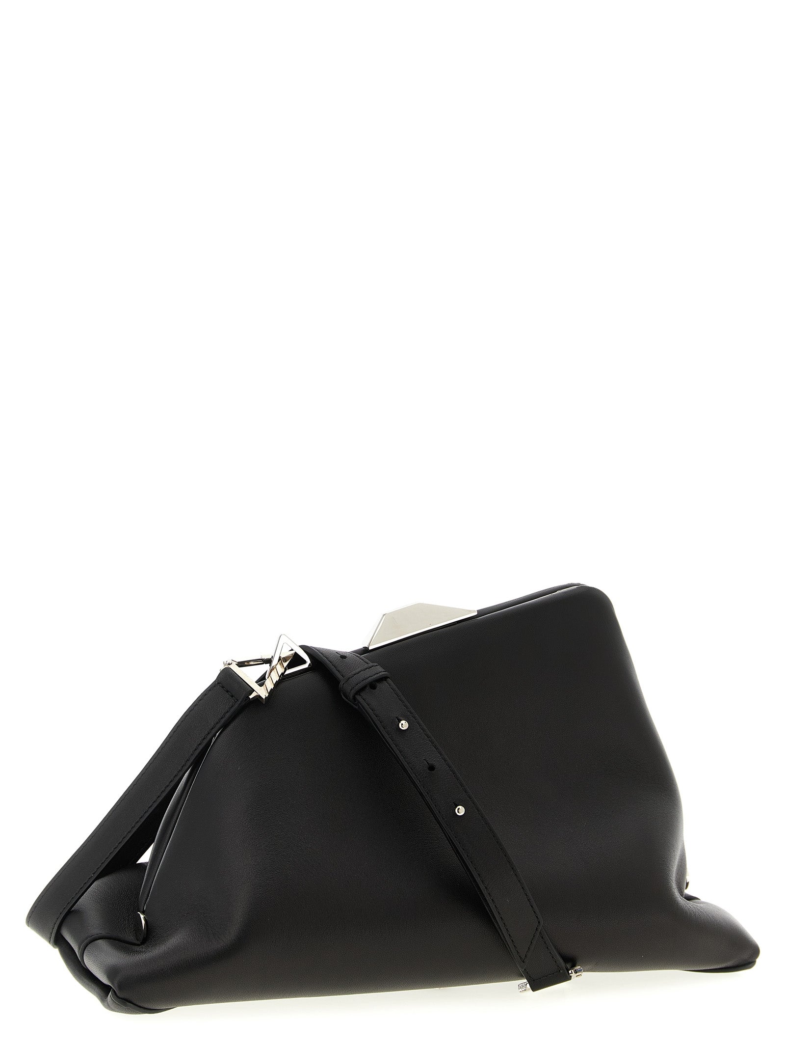 Black Leather Shoulder Bag