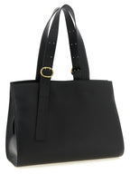 Black Calfskin Tote Bag