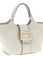 Gray Calfskin Tote Bag