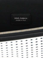 Bicolor Calfskin Clutch Bag