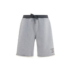 Gray Cotton Bermuda Shorts