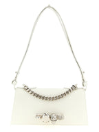 White Calfskin Shoulder Bag
