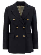 Blue Polyester Blazer