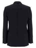 Blue Polyester Blazer