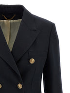 Blue Polyester Blazer