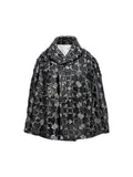 Bicolor Polyethylene Leather Jacket