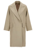 Beige Linen Coat
