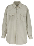 White Cotton Denim Jacket