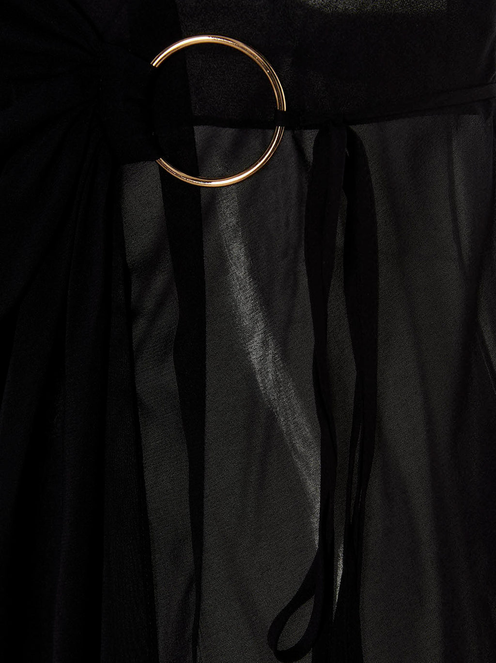 Black Silk Long Dress