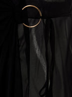 Black Silk Long Dress