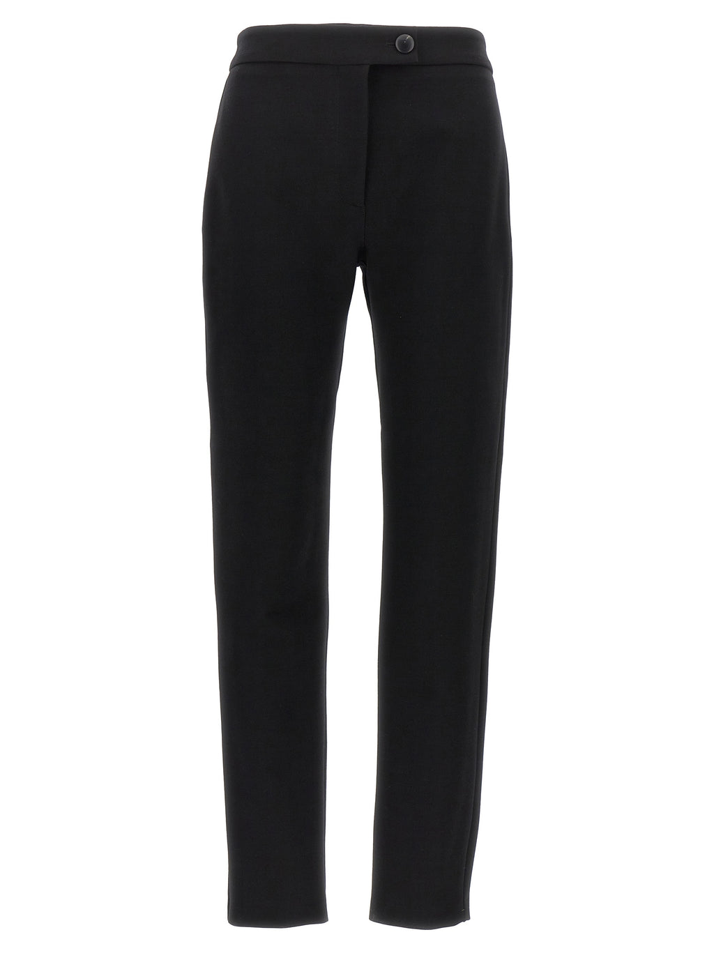 Black Elastane Skinny Pants