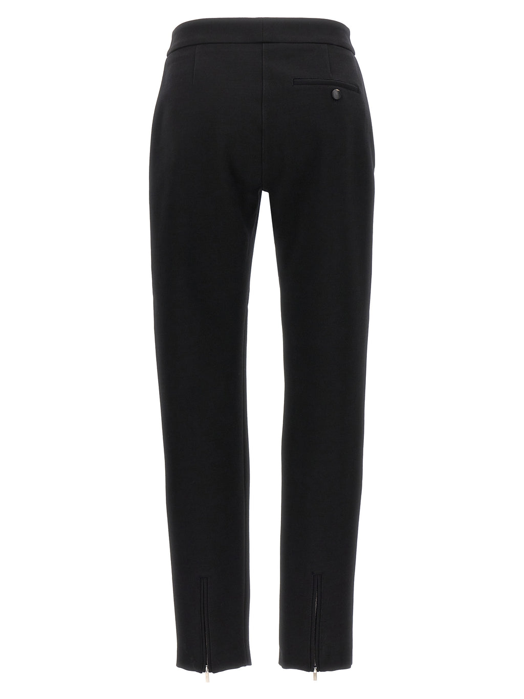 Black Elastane Skinny Pants