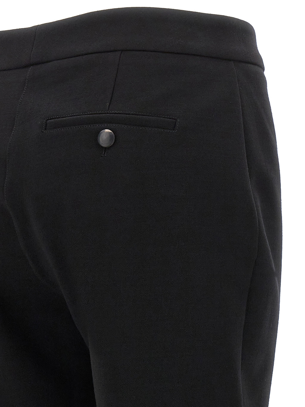 Black Elastane Skinny Pants