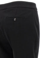 Black Elastane Skinny Pants