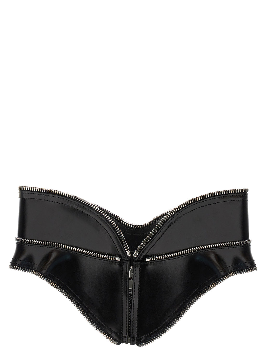 Black Leather Regular Belt