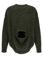 Bicolor Elastane Cardigan