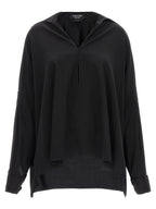 Black Silk Blouse