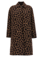 Brown Virgin Wool Coat