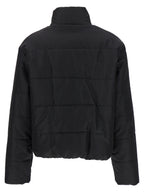 Black Polyamide Full-Length Jacket