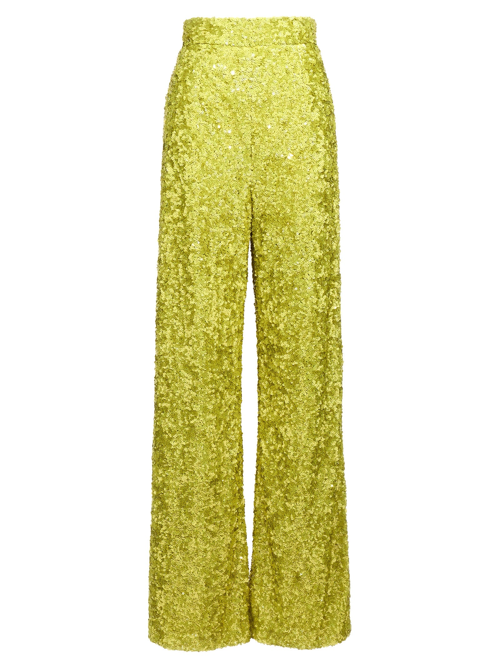 Bicolor Polyamide Flared Pants