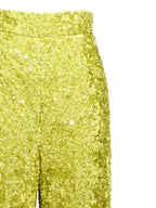 Bicolor Polyamide Flared Pants