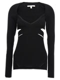 Black Viscose Cardigan