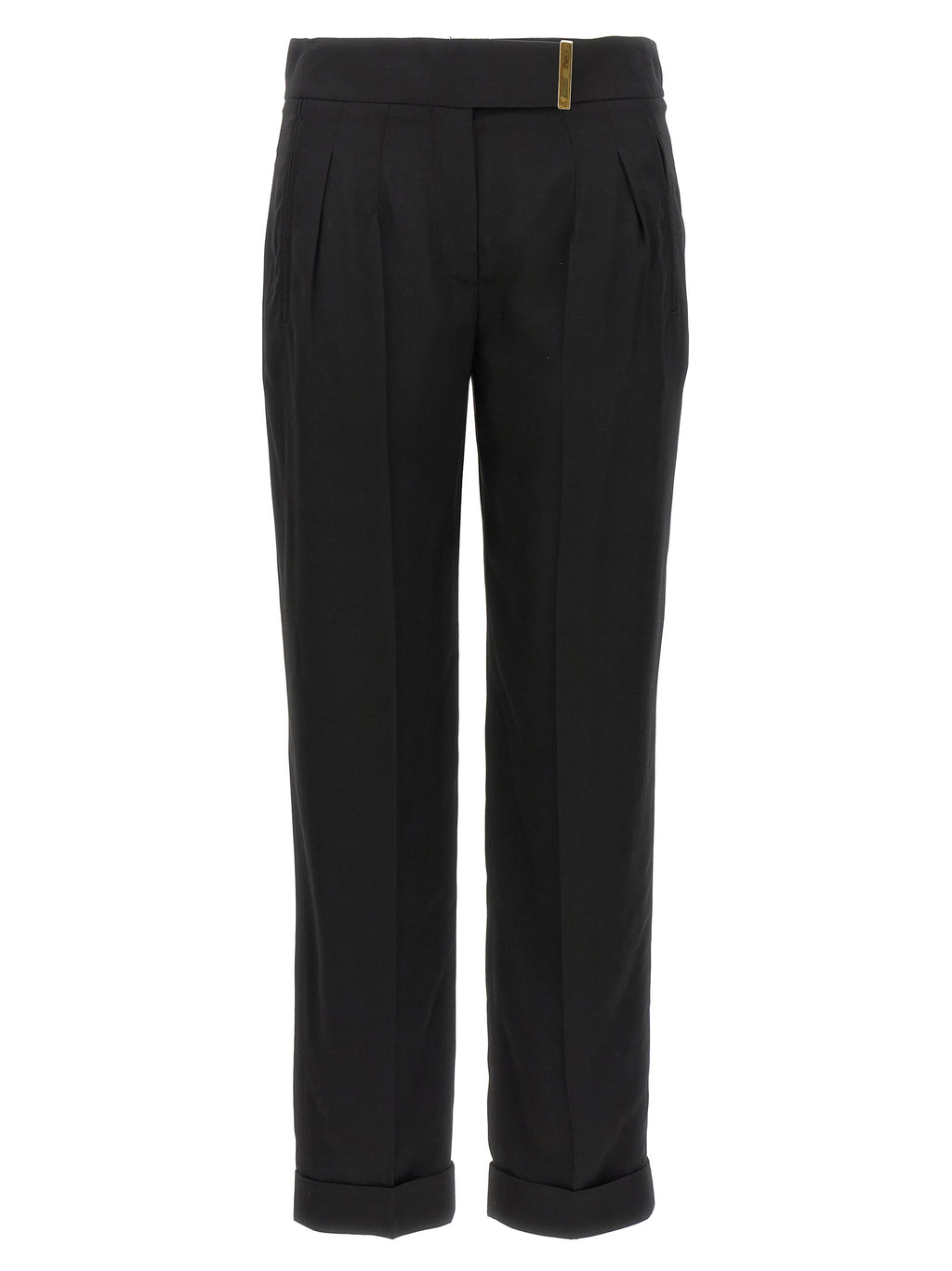 Black Viscose Dress Pants