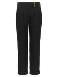 Black Viscose Dress Pants