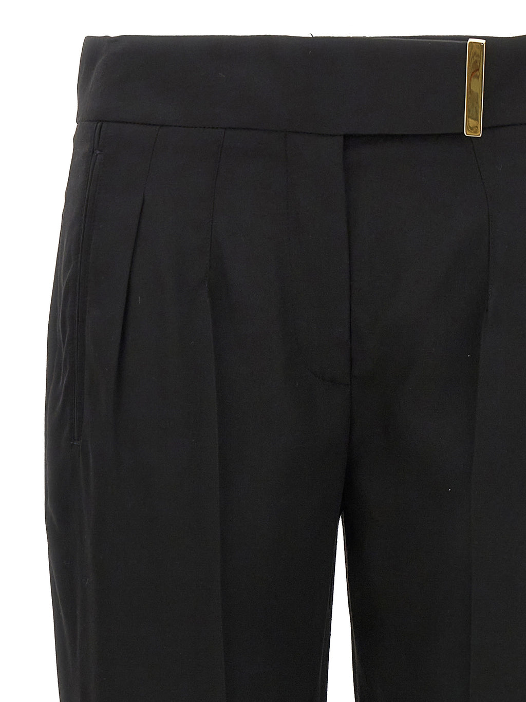 Black Viscose Dress Pants