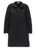 Black Polyester Parka