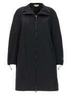 Black Polyester Parka