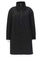 Black Polyester Parka