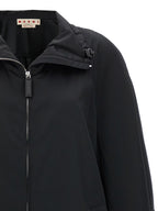 Black Polyester Parka