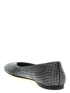 Black Goatskin Ballet Flats