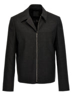 Gray Virgin Wool Jacket