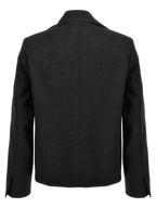 Gray Virgin Wool Jacket