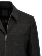 Gray Virgin Wool Jacket