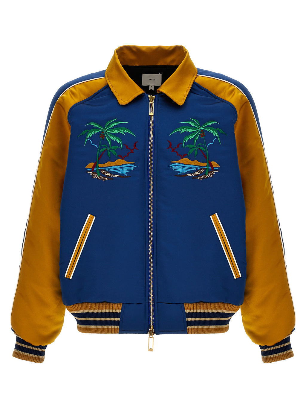 Multicolor Polyester Bomber